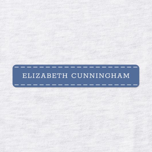 アーティストクラフモダンターとシンプルステッチカスタム ラベル (デザイン2)