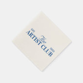 アーティストクラブをテーマにしたパーティー スタンダードカクテルナプキン (角)