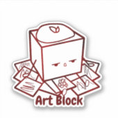 アーティストクリエイティブアートブロック シール (正面)