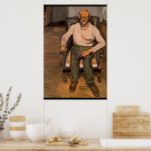 アーティストシッティング ポスター (キッチン)