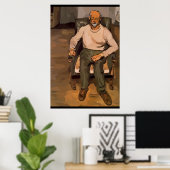 アーティストシッティング ポスター (ホームオフィス)