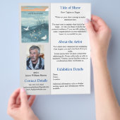 アーティストショー展示一枚宣伝用フライヤー チラシ (手)