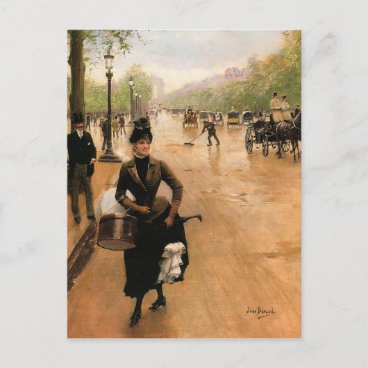 アーティストジャン・ベロー ポストカード (正面)