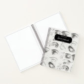 アーティストスケッチアートスケッチブック名前をカスタムする ノートブック (内部)