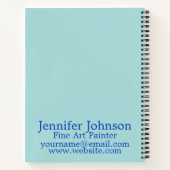 アーティストスケッチブックノートブック ノートブック (裏面)