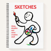 アーティストスケッチブック ノートブック (正面)
