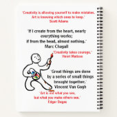 アーティストスケッチブック ノートブック (裏面)