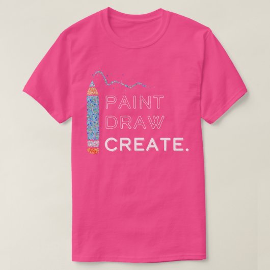 アーティストスケッチ絵画スケッチ Tシャツ (デザイン正面)