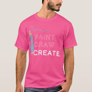 アーティストスケッチ絵画スケッチ Tシャツ