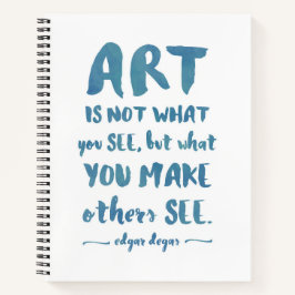 アーティストスケッモダンチブックタイポグラフィデガス引用文 ノートブック