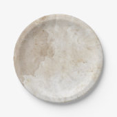 アーティストスタジオキャンバスアンティークパーチメントエレガントアート ペーパープレート (正面)