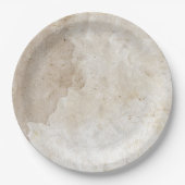 アーティストスタジオベージュアンティークパーチメントエレガントアート ペーパープレート (正面)