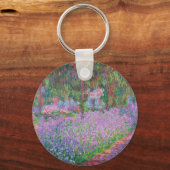 アーティストズガーデンアットジヴェルニーbyクロード・モネ キーホルダー (正面)