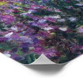 アーティストズガーデンアットジヴェルニーbyクロード・モネ ポスター (角)