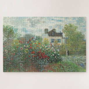 アーティストズガーデンルノアール印象派絵画の作品 ジグソーパズル