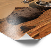 アーティストズレンディションオブアーティス火星ローバー フォトプリント (角)