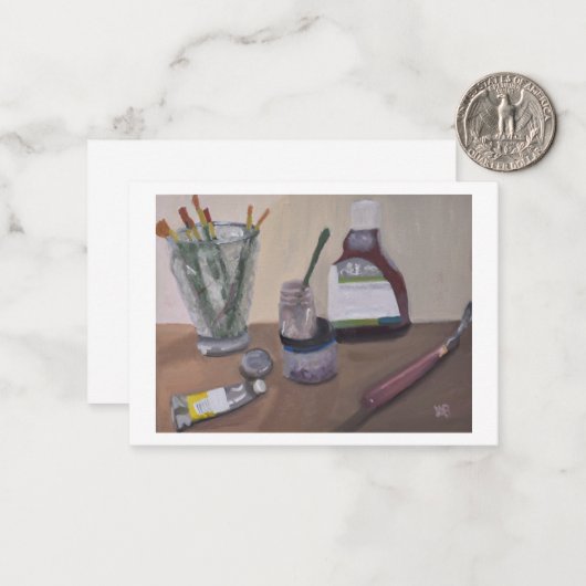 アーティストツール ノートカード (正面/裏面インサイチュ)