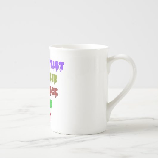 アーティストハートと芸術と魂 ボーンチャイナマグカップ (右)