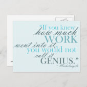 アーティストハ感動的ガキ ポストカード (正面/裏面)