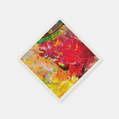 アーティストパレカラフルットの抽象芸術 スタンダードカクテルナプキン (角)