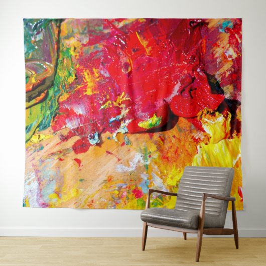 アーティストパレカラフルットの抽象芸術 タペストリー (インサイチュ(横))