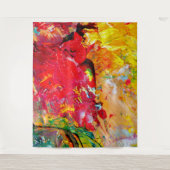 アーティストパレカラフルットの抽象芸術 タペストリー (正面)