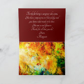 アーティストパレカラフルット サンキューカード (内部)