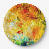 アーティストパレカラフルット ペーパープレート (正面)