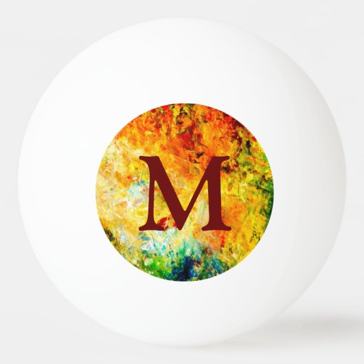 アーティストパレカラフルット 卓球ボール (正面)