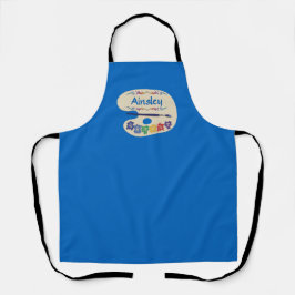 アーティストパレットの画家スモック エプロン