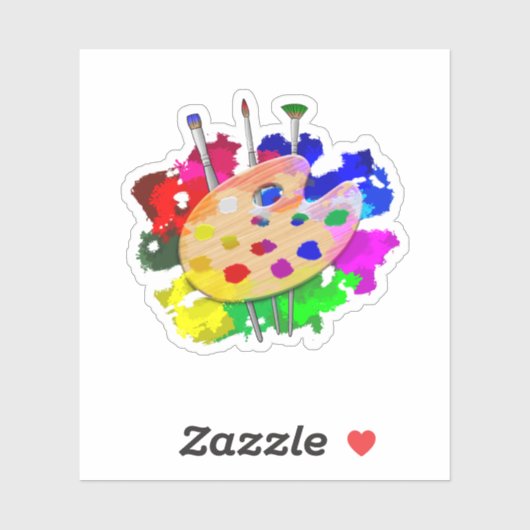 アーティストパレットアーティスト シール (シート)