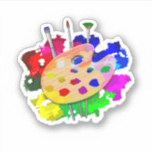 アーティストパレットアーティスト シール (正面)