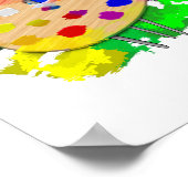 アーティストパレットアーティスト ポスター (角)