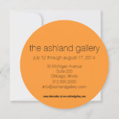 アーティストパレットアートショーへの招待 招待状 (裏面)