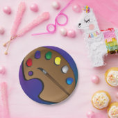 アーティストパレット紙プレート ペーパープレート (パーティー)