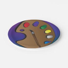 アーティストパレット紙プレート ペーパープレート