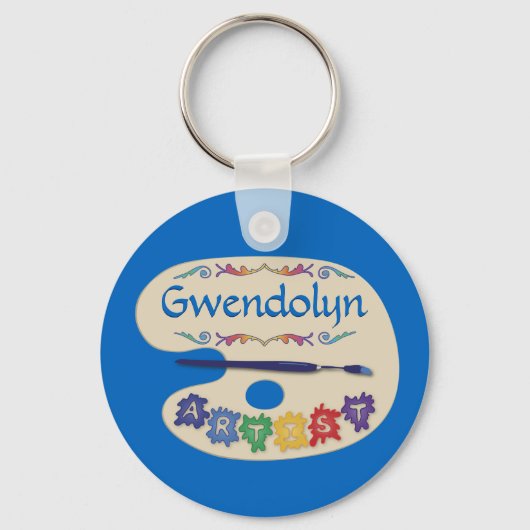 アーティストパレット キーホルダー (正面)