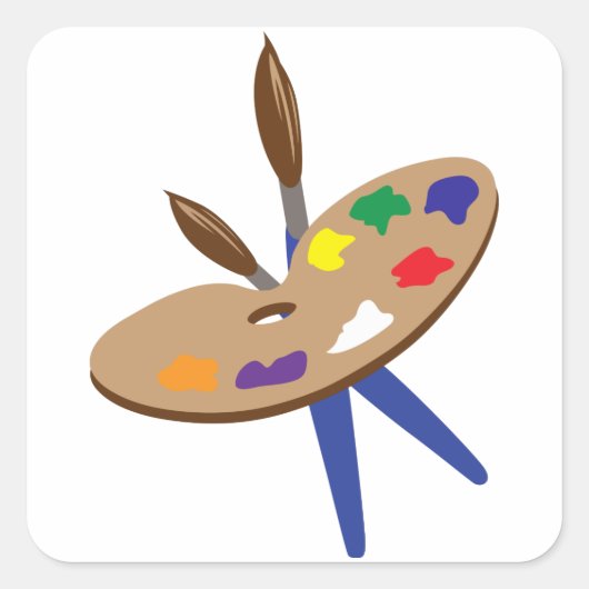 アーティストパレット スクエアシール (正面)