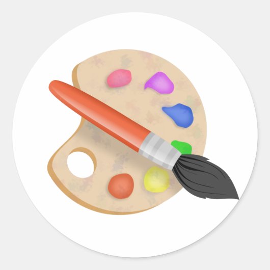 アーティストパレット ラウンドシール (正面)