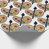 アーティストパレット ラッピングペーパー (角)