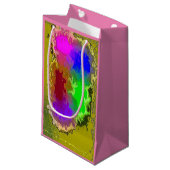 「アーティストパレット」小さな光沢のある抱き枕 スモールペーパーバッグ (正面アングル)