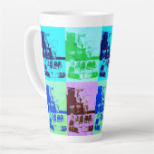 アーティストパレッポップ・アートのトアート カフェラテマグ (左アングル)