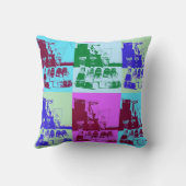 アーティストパレッポップ・アートのトアート クッション (裏面)