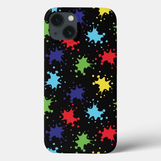 アーティストパレッ絵を描ト（ばちゃばちゃ）跳ねる Case-Mate iPhoneケース (裏面)