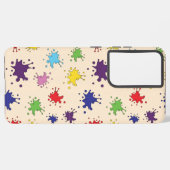 アーティストパレ絵を描ット（ばちゃばちゃ）跳ねるインクスポット電話ケース SAMSUNG GALAXYケース (左側面)