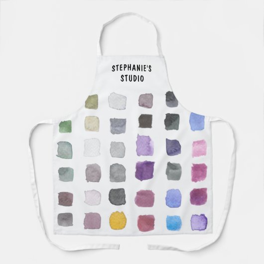 アーティストパーソナライズされた エプロン (正面)
