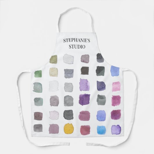 アーティストパーソナライズされた エプロン (正面)