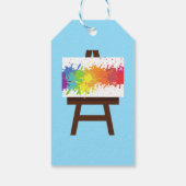 アーティストパーティーフェイバーラベル ギフトタグ (裏面)