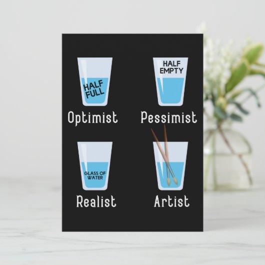 アーティストファクおもしろいツアーティストアート先生芸術的Gr サンキューカード (スタンド正面)