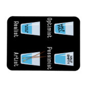 アーティストファクトおもしろいアーティストアート先生芸術的Gr マグネット (横)